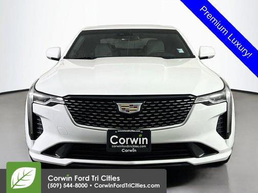Summit White 2020 Cadillac CT4 Premium Luxury
