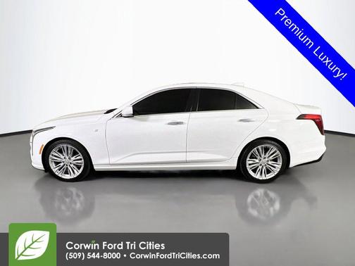 Summit White 2020 Cadillac CT4 Premium Luxury