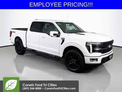 Star White Metallic Tri-Coat 2026 Ford F-150 Platinum