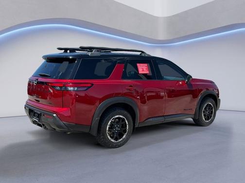2 Tone Red / Black Roof 2023 Nissan Pathfinder Rock Creek