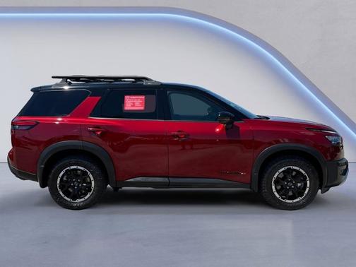 2 Tone Red / Black Roof 2023 Nissan Pathfinder Rock Creek