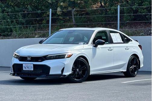 Platinum White Pearl 2026 Honda Civic Si Base