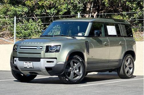 Pangea Green Metallic 2025 Land Rover Defender 110 P400 S
