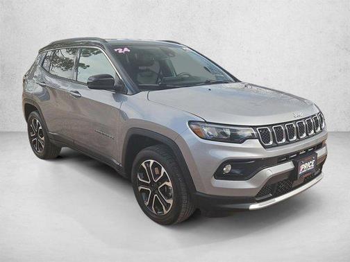 Diamond Black Crystal Pearlcoat 2024 Jeep Compass Limited