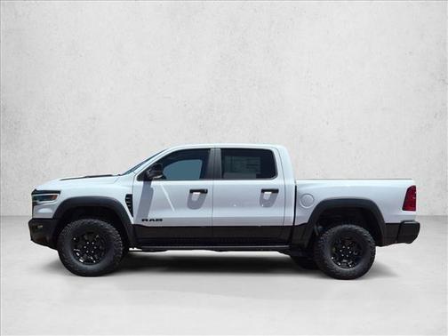 Bright White Clearcoat 2026 RAM 1500 RHO Crew Cab 4x4 5'7' Box