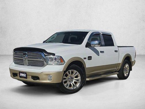 Bright White 2013 RAM 1500 Laramie Longhorn Edition