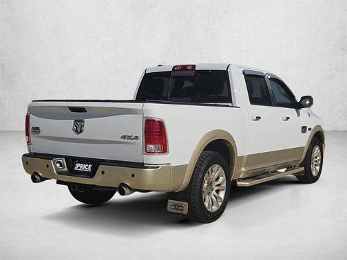 Bright White 2013 RAM 1500 Laramie Longhorn Edition