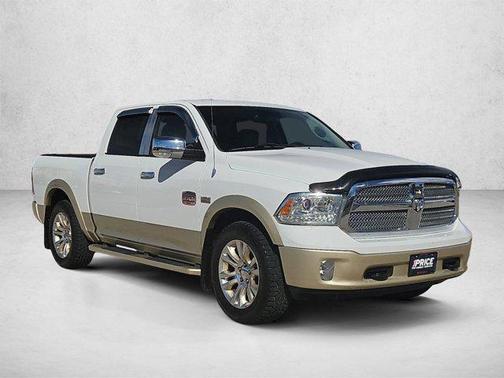 Bright White 2013 RAM 1500 Laramie Longhorn Edition