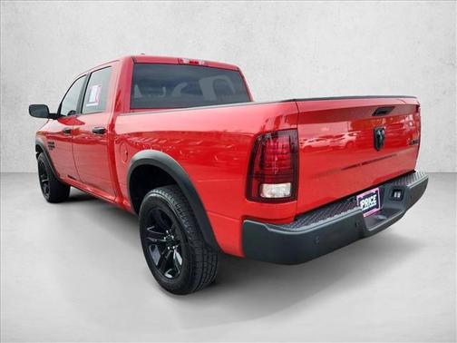 Flame Red Clearcoat 2024 RAM 1500 Classic Warlock Crew Cab 4x4 5'7' Box
