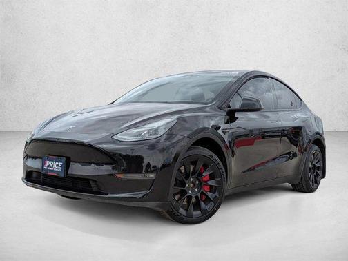Solid Black 2023 Tesla Model Y Long Range Dual Motor All-Wheel Drive