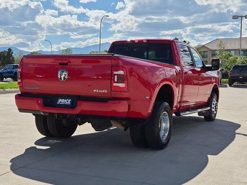 Flame Red Clearcoat 2023 RAM 3500 Laramie Crew Cab 4x4 8' Box