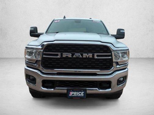 Bright White Clearcoat 2024 RAM 3500 Big Horn Crew Cab 4x4 8' Box