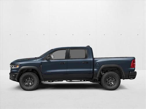 Forged Blue Metallic 2026 RAM 1500 RHO Crew Cab 4x4 5'7' Box