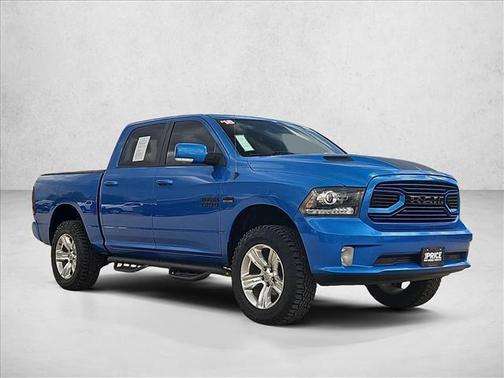 Hydro Blue Pearlcoat 2018 RAM 1500 Sport