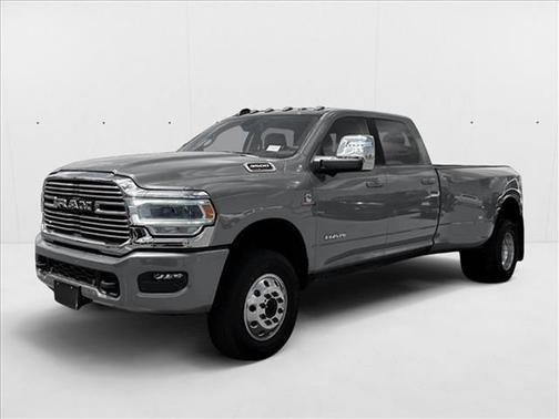 Billet Silver Metallic Clearcoat 2024 RAM 3500 Laramie Crew Cab 4x4 6'4' Box