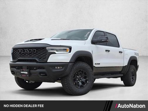 Bright White Clearcoat 2026 RAM 1500 RHO Crew Cab 4x4 5'7' Box