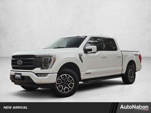 Star White Metallic Tri-Coat 2022 Ford F-150 Lariat