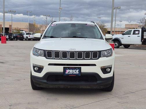 White Clearcoat 2021 Jeep Compass Latitude