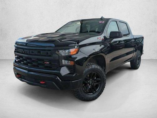 Black 2023 Chevrolet Silverado 1500 Custom Trail Boss