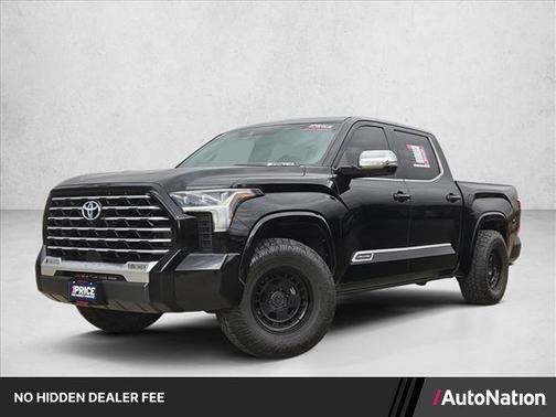 Midnight Black Metallic 2022 Toyota Tundra Hybrid Capstone