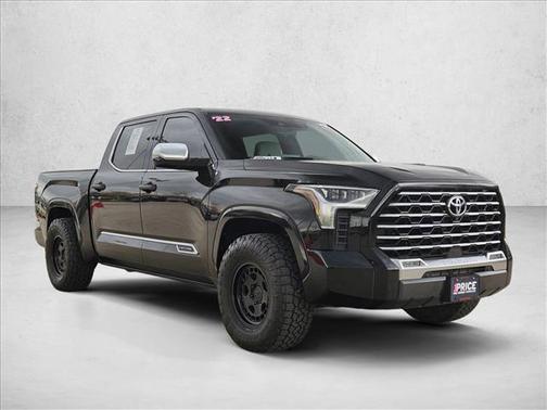 Midnight Black Metallic 2022 Toyota Tundra Hybrid Capstone