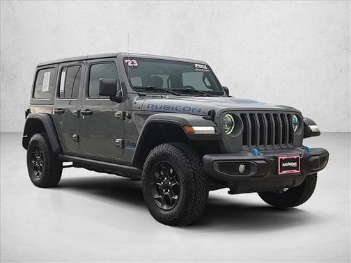 Sting-Gray Clearcoat 2023 Jeep Wrangler 4xe Rubicon