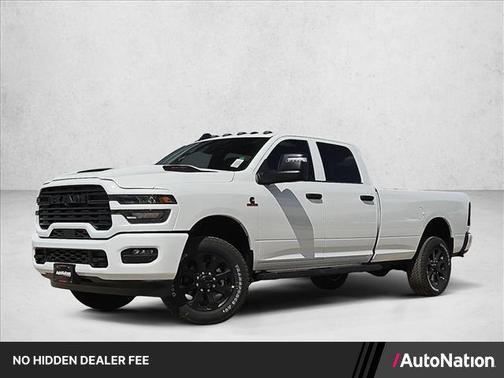 Bright White Clearcoat 2026 RAM 2500 Black Express Crew Cab 4x4 8' Box