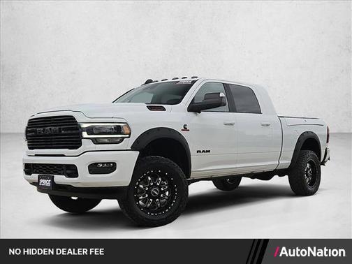 Bright White Clearcoat 2020 RAM 3500 Laramie Mega Cab 4x4 6'4' Box