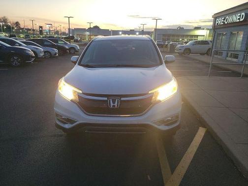 Whhite 2016 Honda CR-V EX-L