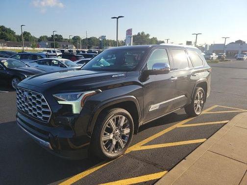 Midnight Black 2024 Toyota Sequoia Capstone