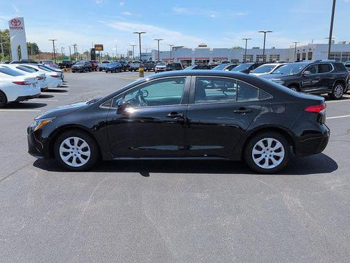 Midnight Black Metallic 2025 Toyota Corolla LE