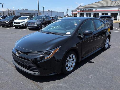 Midnight Black Metallic 2025 Toyota Corolla LE