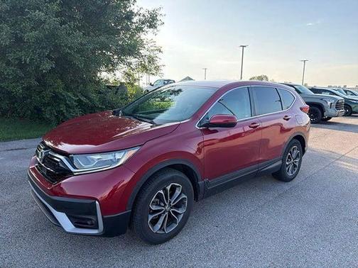 Radiant Red 2021 Honda CR-V AWD EX-L
