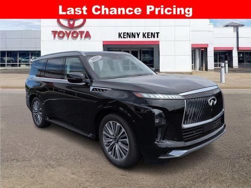 Black Obsidian 2025 INFINITI QX80 Luxe