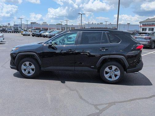 Midnight Black 2023 Toyota RAV4 Hybrid LE