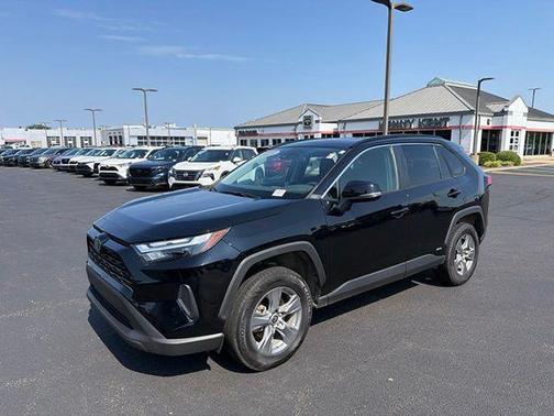 Midnight Black 2023 Toyota RAV4 Hybrid LE
