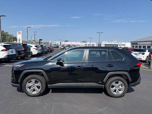 Midnight Black 2023 Toyota RAV4 Hybrid LE