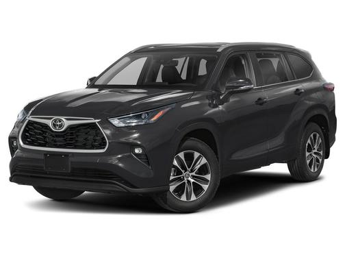 Midnight Black Metallic 2025 Toyota Highlander XLE