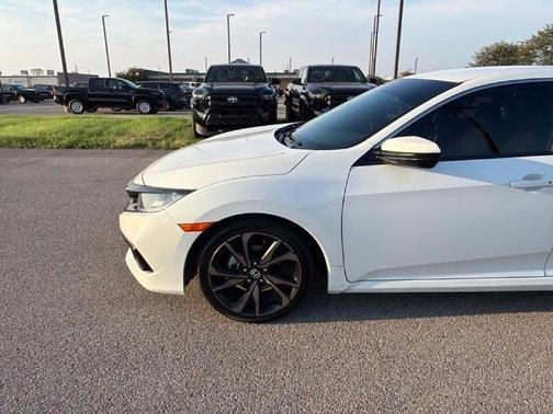 Platinum White Pearl 2021 Honda Civic Sport