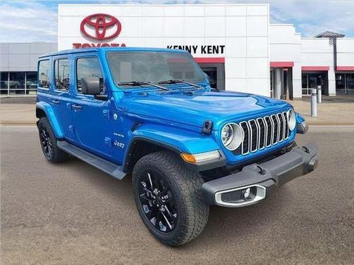 Hydro Blue Pearlcoat 2024 Jeep Wrangler 4-Door Sahara 4x4