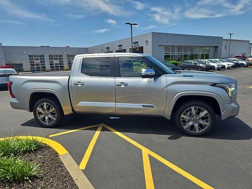 Celestial Silver 2026 Toyota Tundra Hybrid Capstone