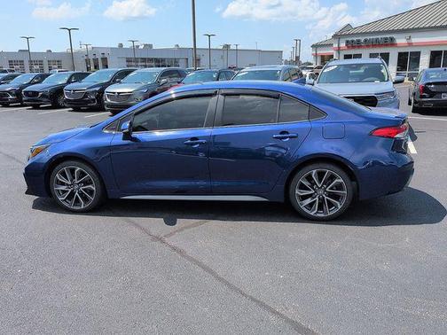 Blue Crush Metallic 2021 Toyota Corolla SE