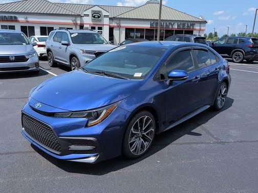 Blue Crush Metallic 2021 Toyota Corolla SE