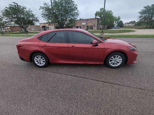 Supersonic Red 2025 Toyota Camry LE
