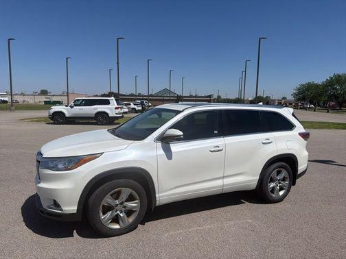 Blizzard Pearl 2015 Toyota Highlander Limited Platinum