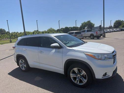 Blizzard Pearl 2015 Toyota Highlander Limited Platinum