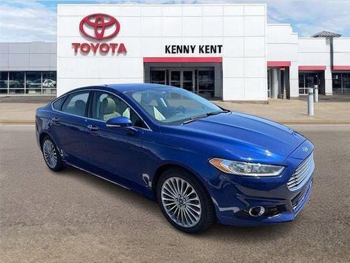 Deep Impact Blue 2015 Ford Fusion Titanium