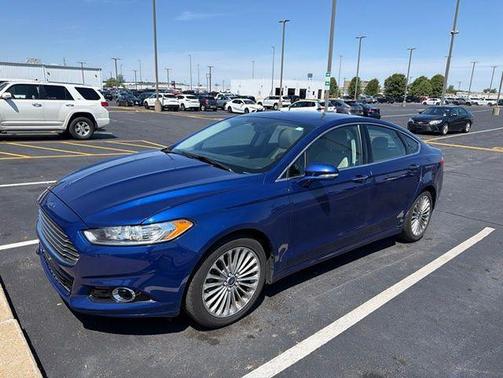 Deep Impact Blue 2015 Ford Fusion Titanium
