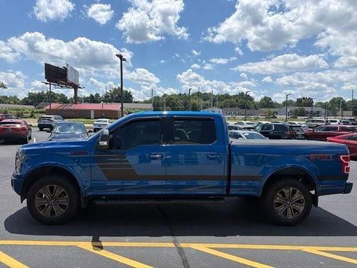 Lightning Blue 2018 Ford F-150 XLT