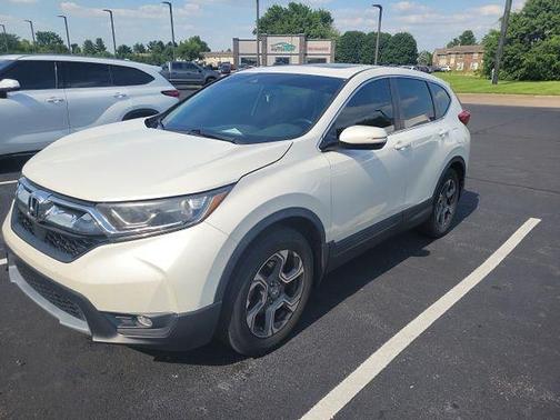 White Diamond Pearl 2018 Honda CR-V EX-L